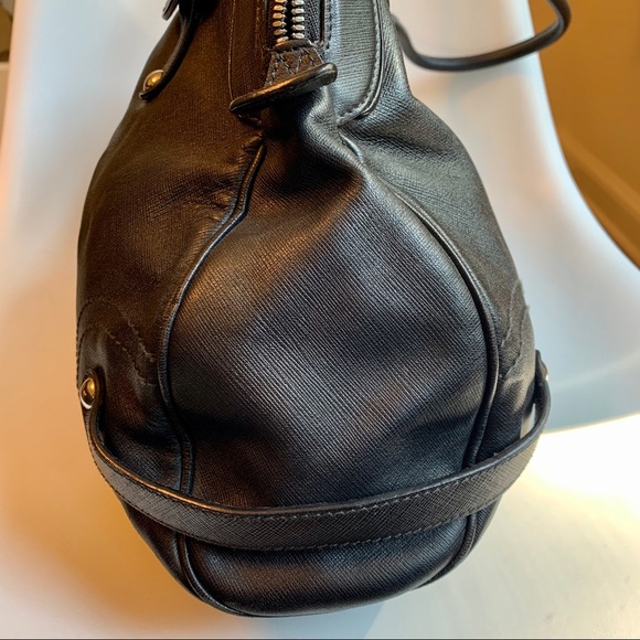 SALVATORE FERRAGAMO large black Dome Satchel - Picture 6 of 15